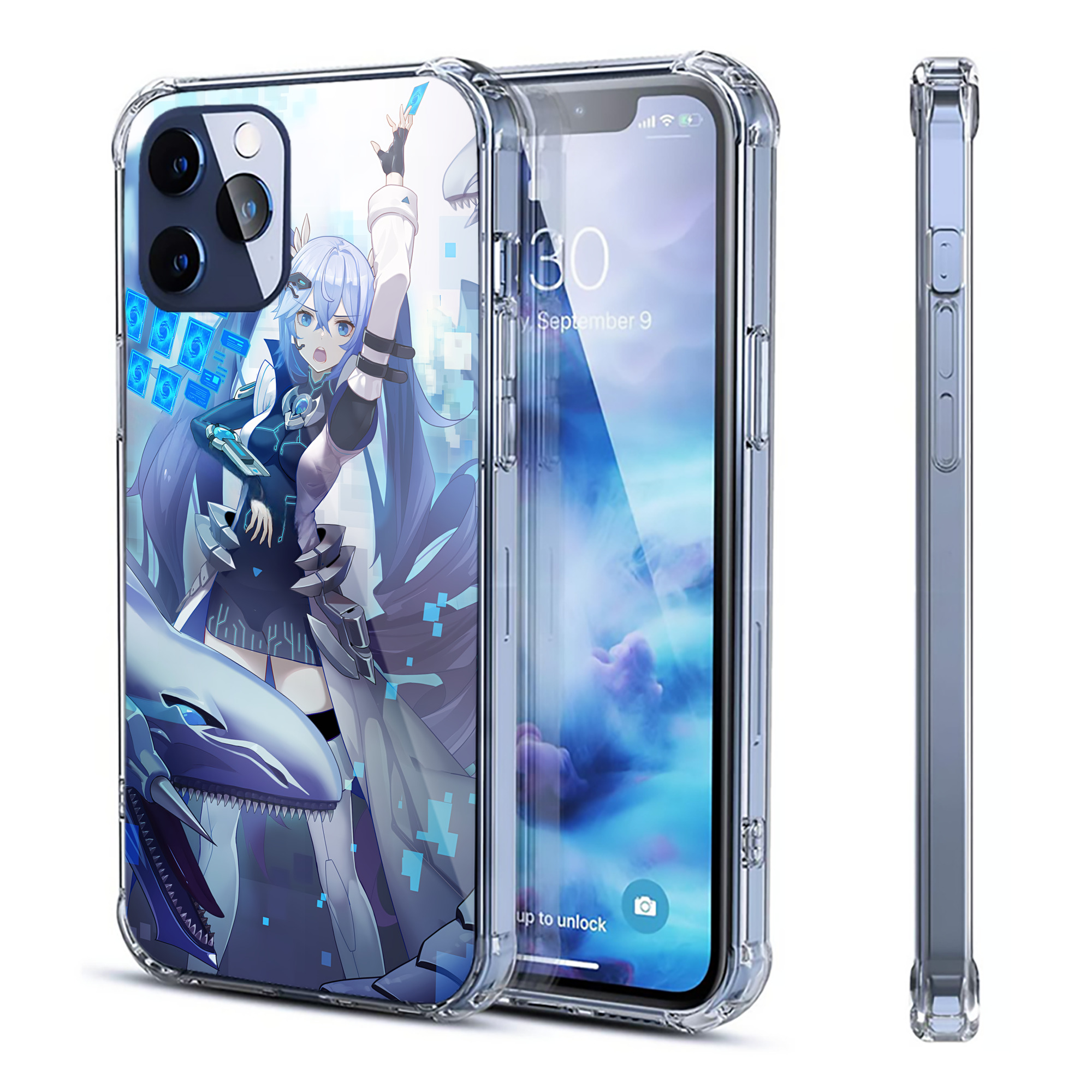 （画像用） 遊☆戯☆王 Yu-Gi-Oh! 【iPhone 12シリーズ対応】透明スマホケース（クリアソフトケース）